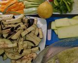 Foto del paso 5 de la receta: Pescado de Río Crocante con Ratatouille Criollo en Canasta Zucch