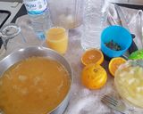 A picture of step 3 of Pineapple, orange and nectarines refreshment.