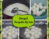 A picture of step 4 of Spongy Paneer Rasgullas.