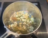 A picture of step 2 of Mejillones en Escabeche - Spanish Marinated Mussels - Wowwweee - Quick Simple and Amazing - Enjoy :P.