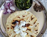 A picture of step 9 of Ganyaar/Gandhari saag.