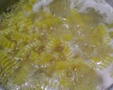 A picture of step 1 of Super Easy Garlic Olive Fusilli for Beginners.