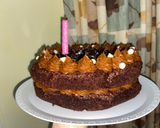Foto del paso 4 de la receta: Torta brownie dulce de leche y Oreos