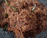 Gambar langkah 3 resipi Pulut Kuning Berinti.