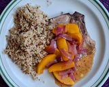 Foto del paso 4 de la receta: Chuleta de cerdo con durazno fresco