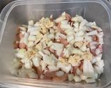 Une image de l'étape 11 de Émincé de poulet mariné au chutney, oignon et poivrons bicolores.