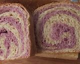 Foto langkah ke 6 dari resep Roti Tawar Gandum Ubi Ungu.