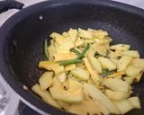 कच्चा पपीता बेसन करी रेसिपी चरण 3 फोटो