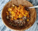 Foto del paso 2 de la receta: Ensalada de lentejas, guacamole y calabaza