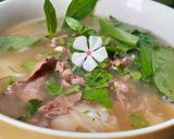 Hình bước làm 2 của món Mì lá tươi nấu bò