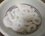 Foto del paso 1 de la receta: Anillas de calamar rebozadas (sin aceite)