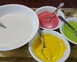 Designer patishapta or Rangila patishapta রেসিপির ধাপ 2 ছবি