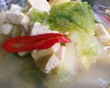 Foto langkah ke 4 dari resep Sayur Tahu dan Sawi Putih.
