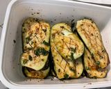 Une image de l'étape 6 de Aubergines grillées marinées en sucré salé.