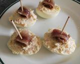 Foto del paso 6 de la receta Huevos rellenos con salmón ahumado y queso