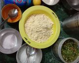 A picture of step 1 of Besan Dhokla.