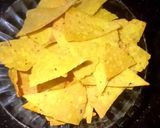 A picture of step 5 of Cheese nachos with stuff rajma.