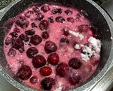 A picture of step 3 of Cherry Compote 🍒.