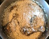 A picture of step 3 of Whole Green Beans Makloubeh #3 with Chicken مقلوبه فول مع دجاج.
