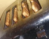 A picture of step 1 of My Turkey cheese sambo.