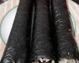 Kimbab Teriyaki langkah memasak 7 foto