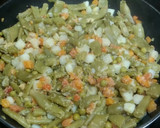Foto del paso 2 de la receta: Judías verdes con carne picada a la barbacoa
