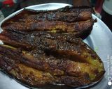 A picture of step 2 of Stuff brinjal with Parantha.