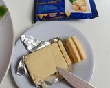 Foto langkah ke 4 dari resep Goguma cheese flower toast.