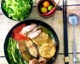 Hình bước làm 2 của món Bún cá full topping