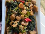 Cah kangkung Ala2 Ayam nelongso