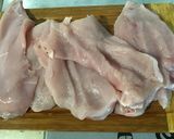 Une image de l'étape 4 de Escalopes de dinde marinées et poivrons bicolores.