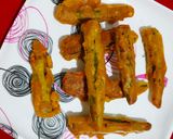 A picture of step 4 of Besanbhindi.