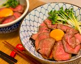 A picture of step 5 of Japanese Roasted Beef Rice Bowl.