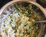 A picture of step 7 of American style Potato Salad 🥗.