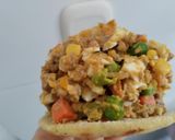 Foto del paso 8 de la receta: Arepa🫓🥙 rellena🥩 de carne🥘 molida🥗 y huevo🍳🧆