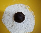 A picture of step 4 of Chocolate Crinkle Cookies.