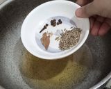 A picture of step 1 of Qeema,Makkai,Matar.