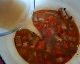 A picture of step 5 of My Chilli Sausage + Tomato Soup with Haricot beans 😘.
