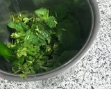 A picture of step 2 of Mint and Dahi Chutney.