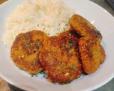 A picture of step 6 of Quick and Easy Chickpea Fritters (Like Grandma’s, but with Canned Chickpeas).
