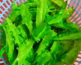 Hình bước làm 1 của món Thịt bò xào đậu rồng