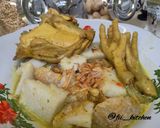 Foto langkah ke 8 dari resep Lontong Tuyuhan Khas Rembang.