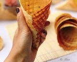 Hình bước làm 2 của món Bánh ốc quế