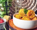 A picture of step 4 of Coconut Corn Curry.