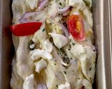 รูปขั้นตอนการทำที่ 2 ของ Pumpkin Foccacia with Capers Sherry Tomato and Pumpkin Seed + Onion🍞🍅🎃