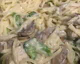 Foto langkah ke 7 dari resep Fettuccine Carbonara Alfredo.
