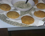 Foto del paso 6 de la receta: Mini arepas con queso rallado fritas y rellenas de morcilla!