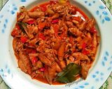 Foto langkah ke 5 dari resep Oseng cumi asin pedas.