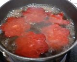 A picture of step 7 of Bharwan bafauri with pickled beetroot.