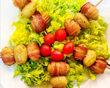 Foto del paso 3 de la receta: Brocheta de patatas y bacon